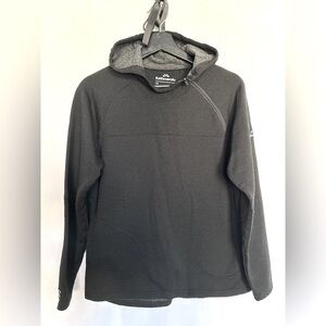 Kathmandu Wool Blend Long Sleeve Pullover Sweatshirt Charcoal Grey Size 10